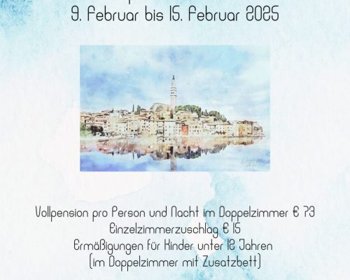 Erholungs- und Trainingswoche Rovinj 2025