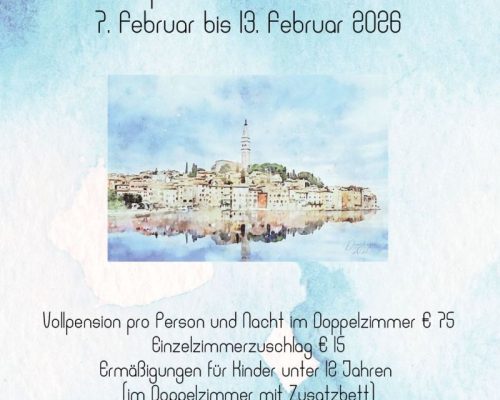Erholungs- und Trainingswoche Rovinj 2027